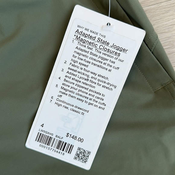 Lululemon Adapted State High-Rise Jogger
Magnetic Closures - Picture 7 of 10